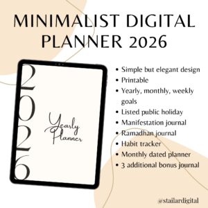 The Minimalist Planner 2026