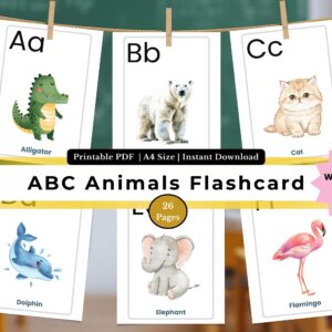 ABC Animals Flashcard