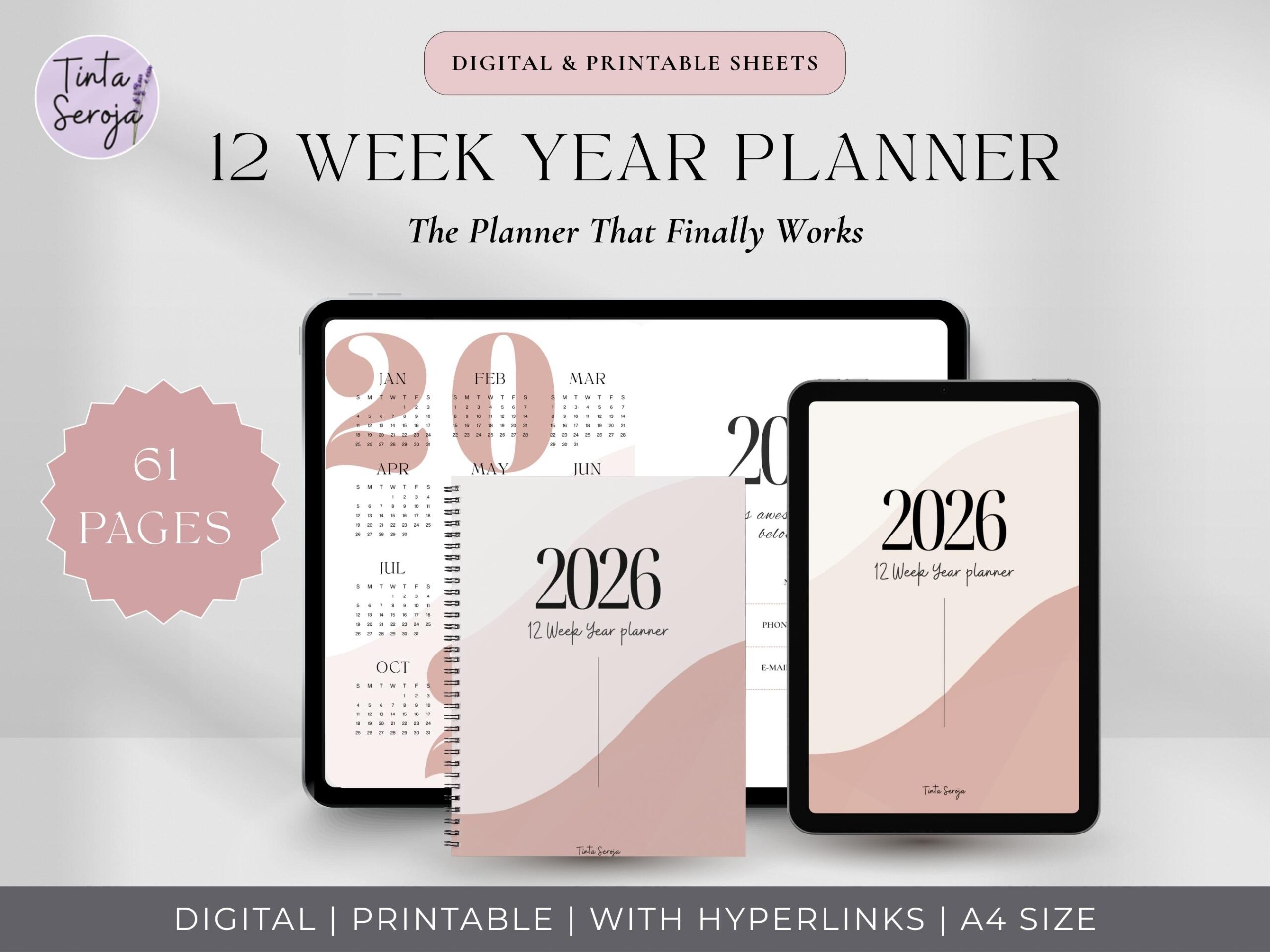 12 Week Year Planner 2026