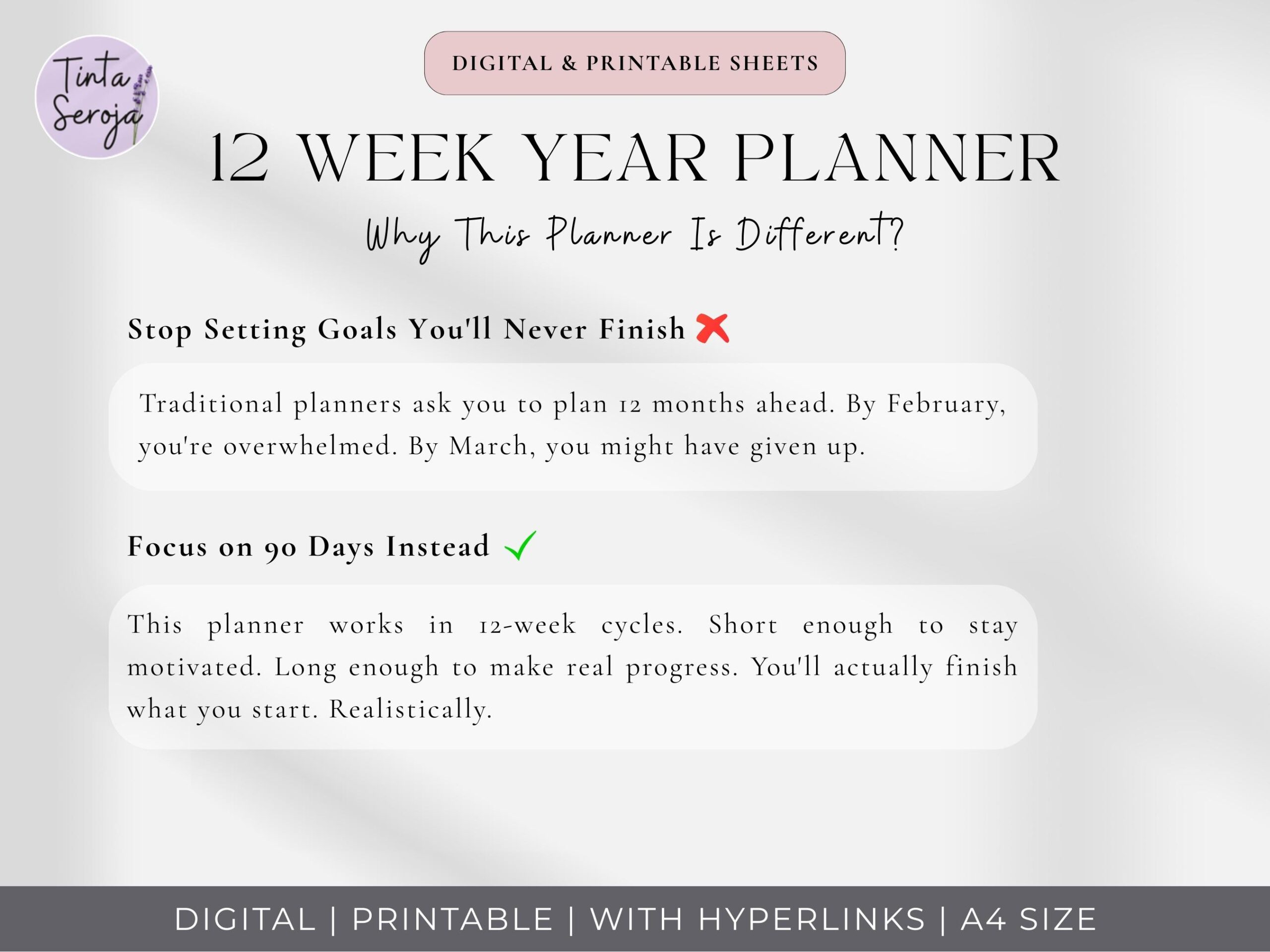 12 Week Year Planner 2026 - Image 3