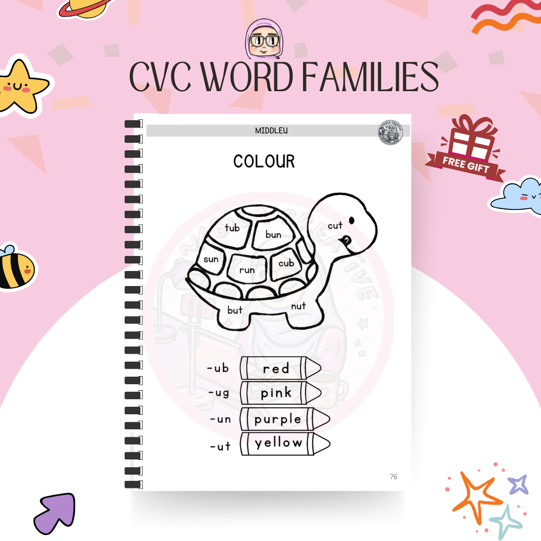 CVC WORD FAMILIES WORKBOOK - Image 8