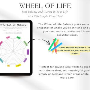 Wheel of Life Worksheet | Visual Life Audit Tool