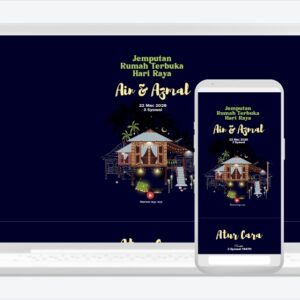 Template Website Kad Raya Canva