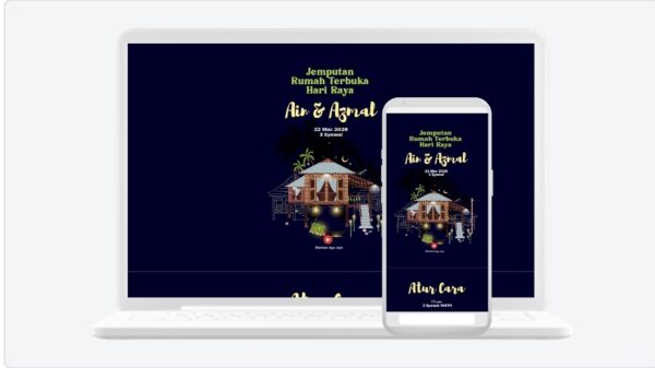Template Website Kad Raya Canva