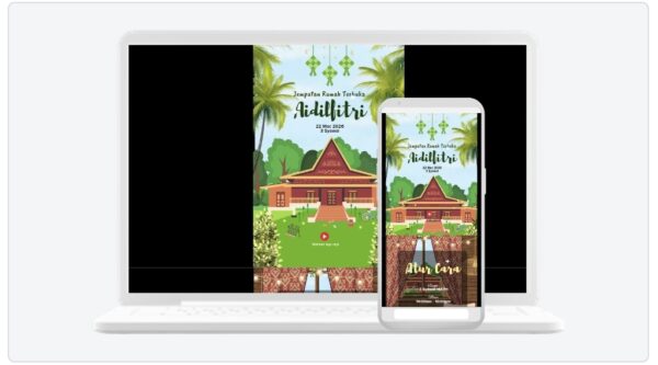 Template Website Kad Raya Canva (Siang)