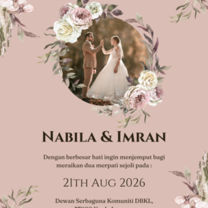 Wedding Invitation IG, Tiktok Story